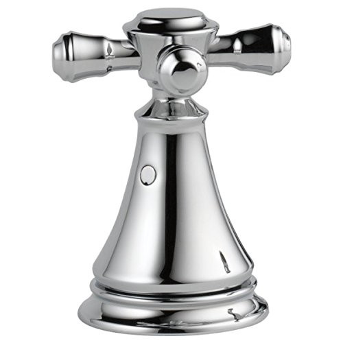 Delta Cassidy H295 Metal Cross Handle Set - Deck Mount Bathroom & Bidet - Two Handle Cross: Chrome