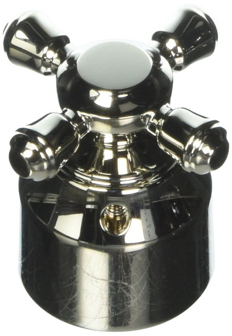 Delta Cassidy H595PN Metal Cross Handle Kit - Transfer Valve in Polished Nickel Finish