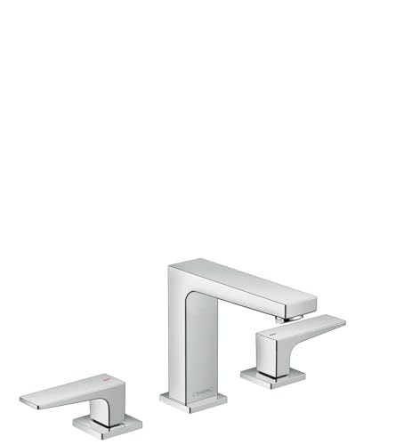 Hansgrohe Metropol 1.2 GPM Widespread Bathroom Faucet with Pop-Up Drain