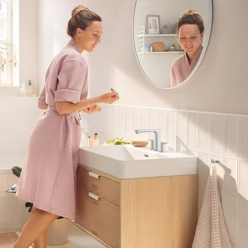 Hansgrohe Rebris S 1.2 GPM Widespread Bathroom Faucet with Pop-Up Drain