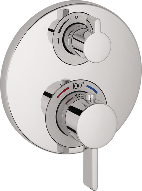 Hansgrohe Ecostat S Thermostatic Trim with Volume Control for 1 Function - Chrome