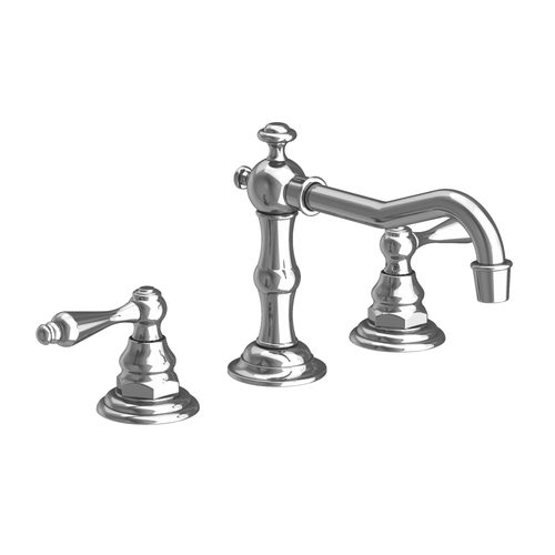 Newport Brass Chesterfield 1.2 GPM Widespread Bathroom Faucet with Pop Up Drain - Polished Chrome