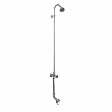 Outdoor Shower Company WMFS442CHV WALL MOUNT FOOT SHOWER