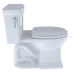 TOTO MS814224CEFG#12 Promenade II One-Piece Elongated 1.28 GPF Universal Height Toilet with CeFiONtect: Sedona Beige