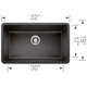Blanco 440149 Precis Super Single Bowl: Anthracite Undermount Kitchen Sink