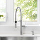 Blanco 441332 Culina Semi-Pro Kitchen Faucet: Satin Nickel
