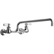 Chicago Faucets 540-LDABCP Double Handle Wall Mount Faucet