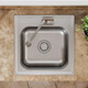 Elkay Dayton 3-1/2" Stainless Steel Drain with Removable Basket Strainer and Rubber Stopper