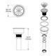 Elkay Perfect Drain Fitting Type 304 Stainless Steel Body and Strainer