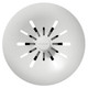Elkay Quartz Perfect Drain 3-1/2" Removable Polymer Basket Strainer and Rubber Stopper White