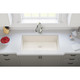 Elkay Quartz Perfect Drain 3-1/2" Polymer Disposer Flange with Removable Basket Strainer and Rubber Stopper Parchment