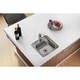 Elkay Dayton Stainless Steel 15" x 15" x 5-3/16", 0-Hole Single Bowl Drop-in Bar Sink with 2" Drain Opening