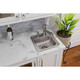 Elkay Dayton Stainless Steel 15" x 15" x 5-3/16" 3-Hole Single Bowl Drop-in Bar Sink with 3-1/2" Drain Opening