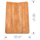 Blanco 440229 Wood Cutting Board (Fits Diamond Equal Double Bowl)