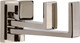 Ginger 5210T/PN Triple Pivoting Robe Hook Polished Nickel