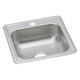 Elkay Dayton Stainless Steel 17" x 19" x 6-1/8" 1-Hole Single Bowl Drop-in Bar Sink