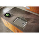 Elkay Dayton Stainless Steel 25" x 22" x 5-3/8" 3-Hole Single Bowl Drop-in Sink with Right Drain