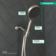 Hansgrohe 26864821 Rainfinity Handshower 130 3-Jet, 2.5 GPM in Brushed Nickel