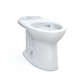 TOTO Drake Elongated Tornado Flush Toilet Bowl With Cefiontect, Cotton White