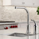 Elkay Everyday Kitchen Deck Mount Faucet with Remote Lever Handle Chrome