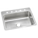 Elkay Dayton Stainless Steel 27" x 22" x 8" 5-Hole Single Bowl Dual Mount Sink