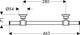 AXOR 42030000 Montreux Towel Bar 12" in Chrome