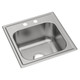 Elkay Dayton Stainless Steel 20" x 20" x 10-1/8", 2-Hole Single Bowl Drop-in Laundry Sink