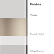 Hansgrohe 04387820 Croma Select E Shower Head 180 2-Jet, 1.8 GPM in Brushed Nickel
