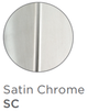 Jaclo Frescia Light Grey Face Showerhead - 1.75 GPM in Satin Chrome Finish