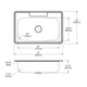 Elkay Dayton Stainless Steel 33" x 22" x 8-1/16" 1-Hole Single Bowl Drop-in Sink