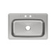 Elkay Dayton Stainless Steel 33" x 22" x 8-1/16", 2-Hole Single Bowl Drop-in Sink
