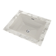 Toto Promenade Rectangular Undermount Bathroom Sink, Colonial White - LT533#11