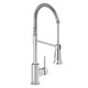 Elkay Avado Single Hole Kitchen Faucet with Semi-professional Spout and Lever Handle Chrome