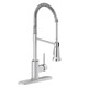 Elkay Avado Single Hole Kitchen Faucet with Semi-professional Spout and Lever Handle Chrome