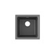 Elkay Quartz Classic 15-3/4" x 15-3/4" x 7-11/16", Single Bowl Dual Mount Bar Sink, Dusk Gray