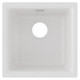 Elkay Quartz Classic 15-3/4" x 15-3/4" x 7-11/16", Single Bowl Dual Mount Bar Sink, White