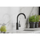 Elkay Avado Single Hole Bar Faucet with Lever Handle Black Stainless