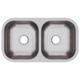 Elkay Dayton Stainless Steel 31-3/4" x 18-1/4" x 9" Equal Double Bowl Undermount Sink