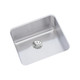 Elkay Lustertone Classic Stainless Steel 14-1/2" x 14-1/2" x 7", Single Bowl Undermount Sink with Perfect Drain