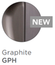 Jaclo Frescia Dark Grey Face Showerhead - 1.5 GPM in Graphite Finish