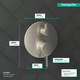 Hansgrohe 04447820 Ecostat Pressure Balance Trim S with Diverter in Brushed Nickel