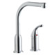 Elkay Everyday Kitchen Faucet with Remote Lever Handle Restricted Spout Chrome