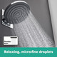 Hansgrohe 24142821 Pulsify S Showerhead 260 1-Jet, 1.75 GPM in Brushed Nickel
