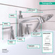 Hansgrohe 04777000 Joleena 4-Hole Roman Tub Set Trim with 1.75 GPM Handshower in Chrome