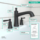 Hansgrohe 04776670 Joleena 3-Hole Roman Tub Set Trim in Matte Black