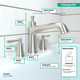 Hansgrohe 04776820 Joleena 3-Hole Roman Tub Set Trim in Brushed Nickel