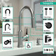 Hansgrohe 4793800 Joleena High Arc Kitchen Faucet, 2-Spray Pull-Down, 1.75 GPM in Steel Optic