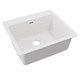 Elkay Quartz Classic 25" x 22" x 9-1/2" Single Bowl Drop-in Sink White