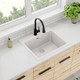 Elkay Quartz Classic 25" x 22" x 9-1/2" Single Bowl Drop-in Sink White