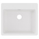 Elkay Quartz Classic 25" x 22" x 9-1/2" Single Bowl Drop-in Sink White